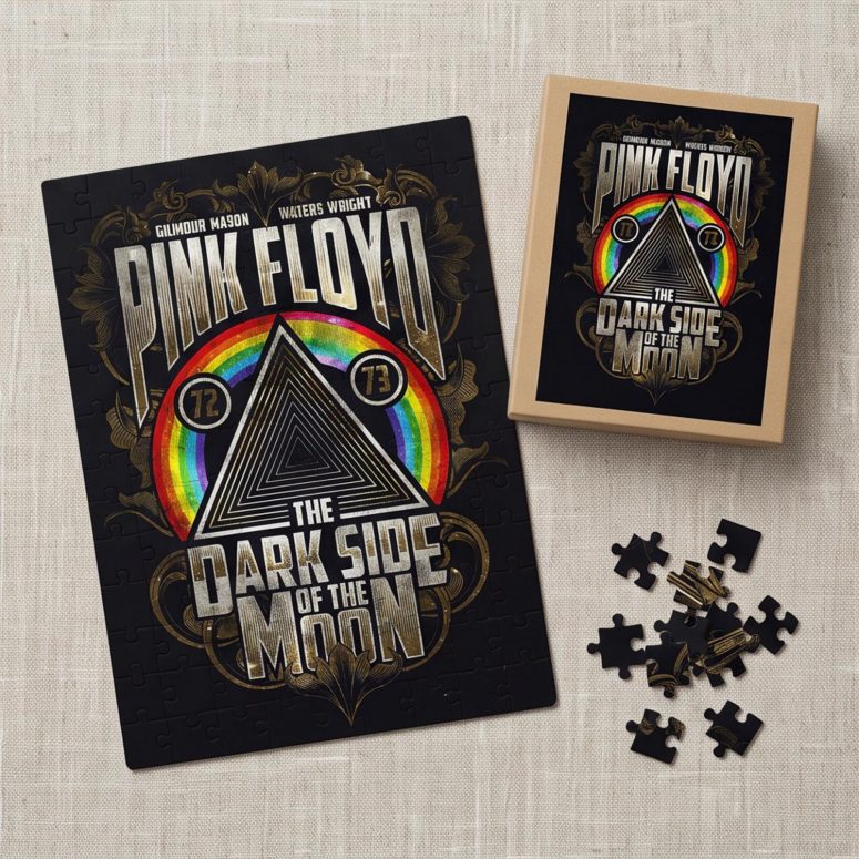 Pink Floyd Puzzle - Dark Side Of The Moon 1972 1973 Pink Floyd Puzzle - Dark Side Of The Moon 1972 1973