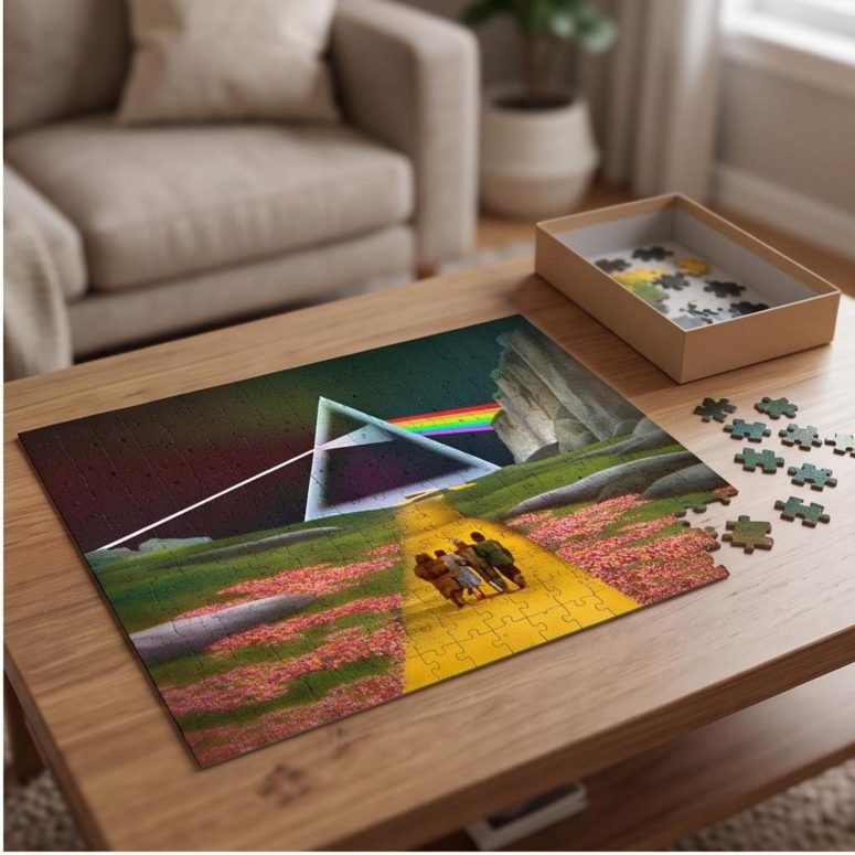 Pink Floyd Puzzle - Dark Side of the Rainbow x Wizard of Oz at The Logan Theatre Pink Floyd Puzzle - Dark Side of the Rainbow x Wizard of Oz at The Logan Theatre