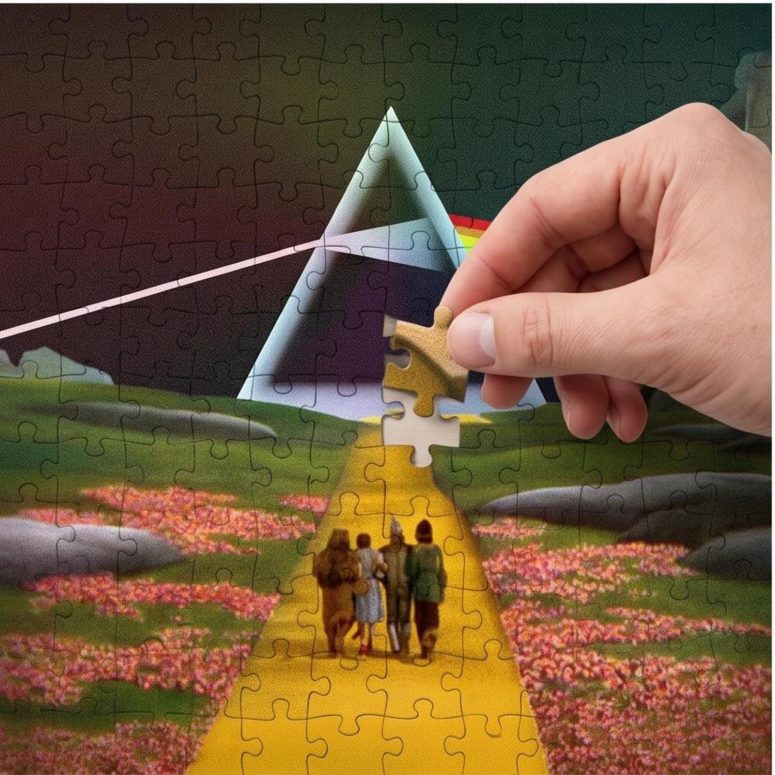 Pink Floyd Puzzle - Dark Side of the Rainbow x Wizard of Oz at The Logan Theatre Pink Floyd Puzzle - Dark Side of the Rainbow x Wizard of Oz at The Logan Theatre