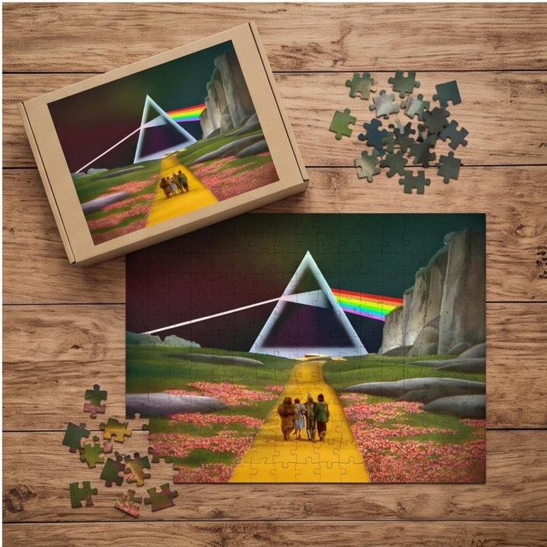 Pink Floyd Puzzle - Dark Side of the Rainbow x Wizard of Oz at The Logan Theatre Pink Floyd Puzzle - Dark Side of the Rainbow x Wizard of Oz at The Logan Theatre