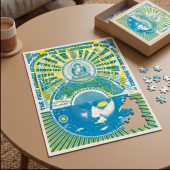 Pink Floyd Puzzle - Den Haag Netherlands 1968 Concert Pink Floyd Puzzle - Den Haag Netherlands 1968 Concert