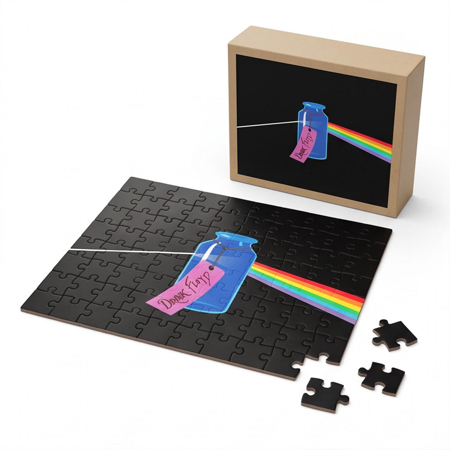 Pink Floyd Puzzle - Drink Floyd Alice in Wonderland Meets TDSOTM Pink Floyd Puzzle - Drink Floyd Alice in Wonderland Meets TDSOTM