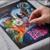 Pink Floyd Puzzle - DSOTM WYWH Animals Album Collage oil painting Pink Floyd Puzzle - DSOTM WYWH Animals Album Collage oil painting