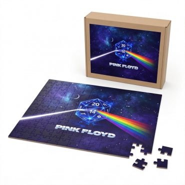 Pink Floyd Puzzle - DSOTM x Dungeons and Dragons Dice