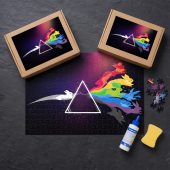 Pink Floyd Puzzle - Eeve Evolution Dark Side Of The Moon Pokemon Pink Floyd Puzzle - Eeve Evolution Dark Side Of The Moon Pokemon