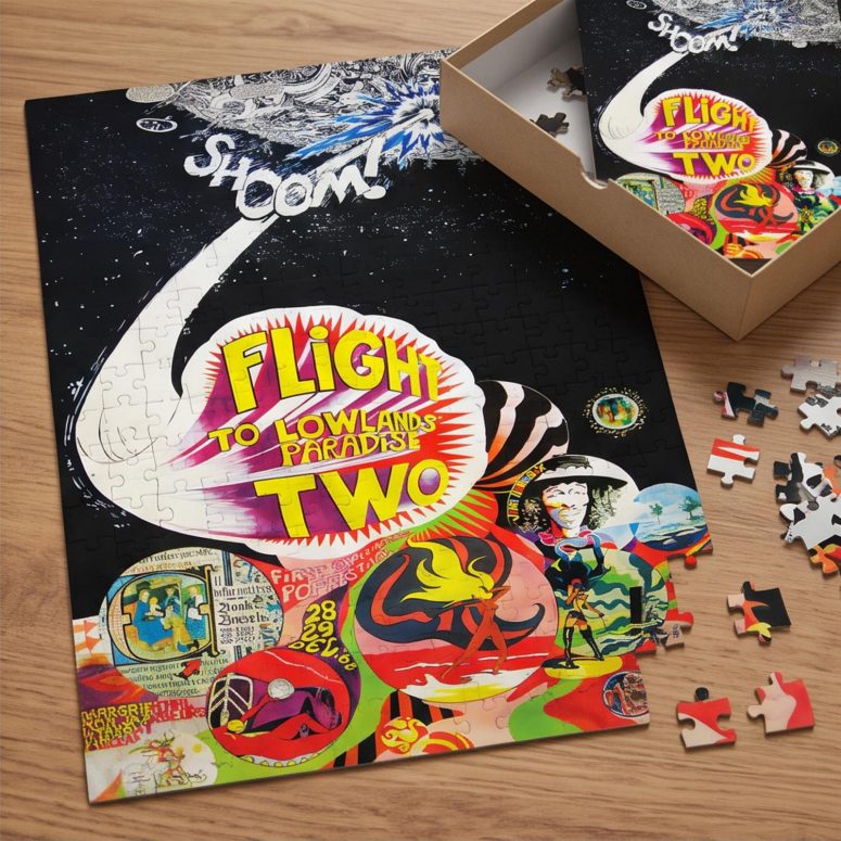 Pink Floyd Puzzle - Flight To Lowlands Paradise Two Pink Floyd 1968 Pink Floyd Puzzle - Flight To Lowlands Paradise Two Pink Floyd 1968