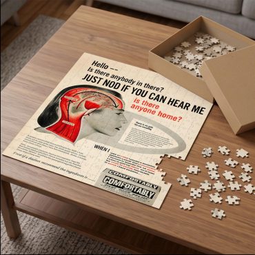Pink Floyd Puzzle - Hello Is There Anybody In There