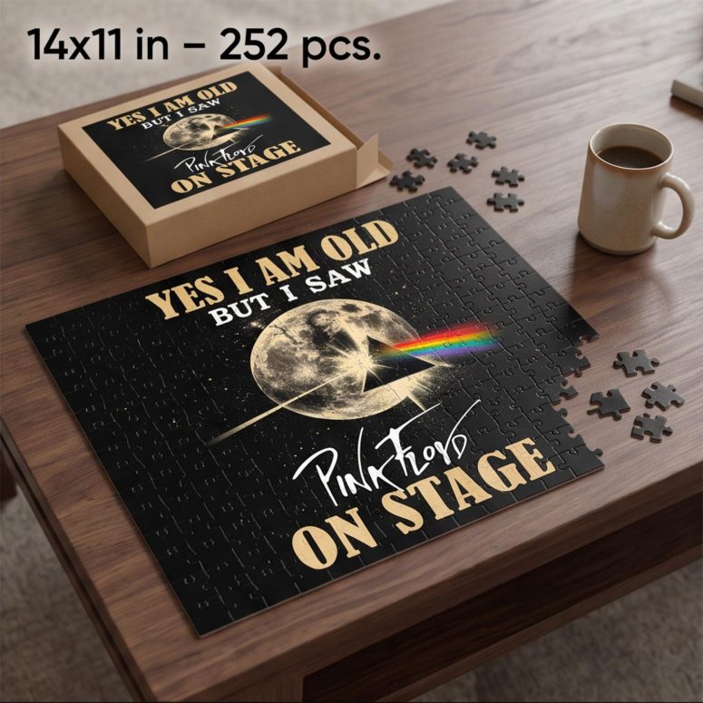 Pink Floyd Puzzle - I Am Old But I Saw Pink Floyd On Stage DSOTM Pink Floyd Puzzle - I Am Old But I Saw Pink Floyd On Stage DSOTM