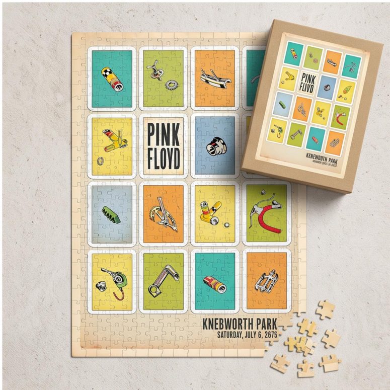 Pink Floyd Puzzle - Knebworth Park Bicycle Parts 1975 Pink Floyd Puzzle - Knebworth Park Bicycle Parts 1975