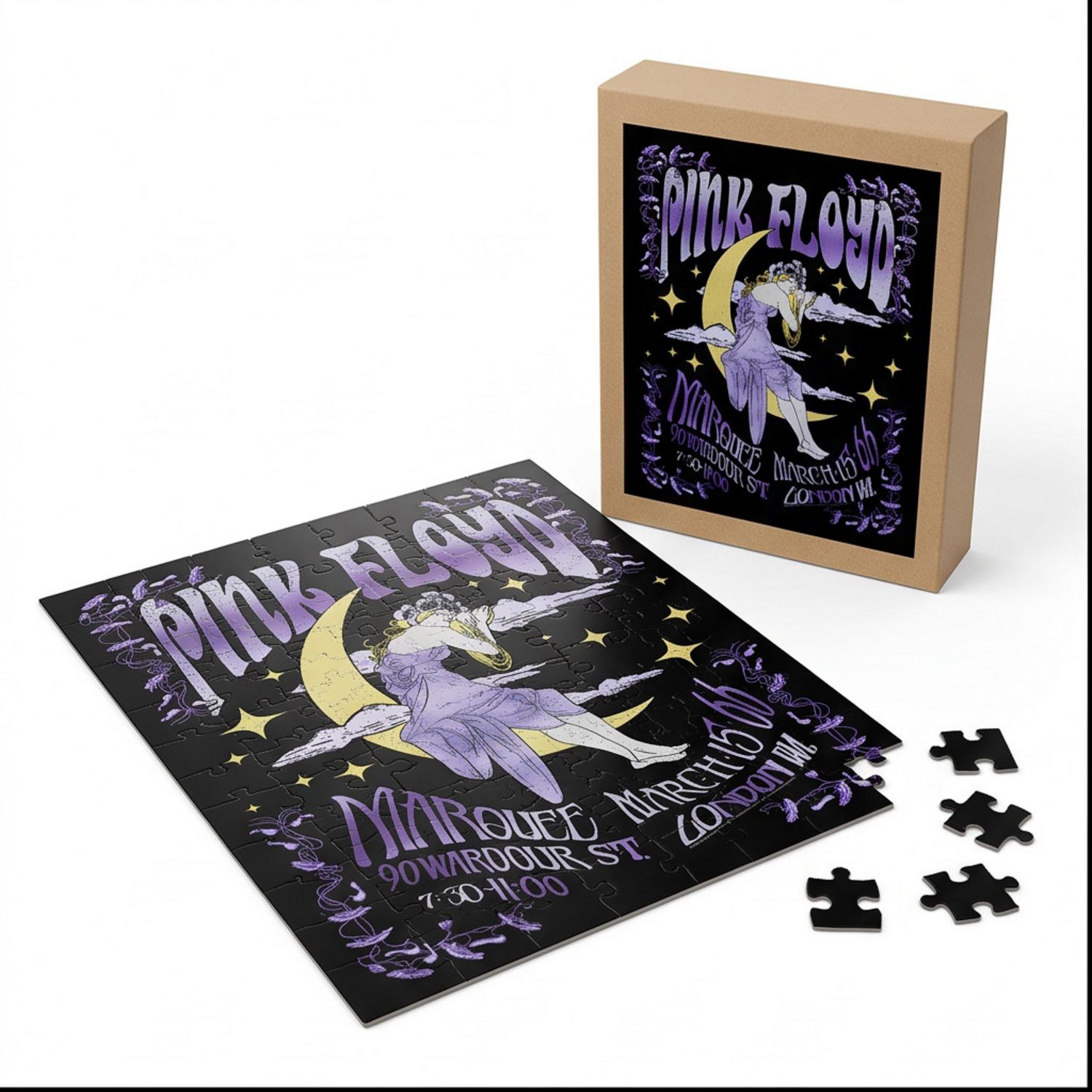 Pink Floyd Puzzle - Moon Girl Marquee March 15 66 London Pink Floyd Puzzle - Moon Girl Marquee March 15 66 London
