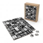 Pink Floyd Puzzle - Pink Floyd Artwork Poster Collage Black White