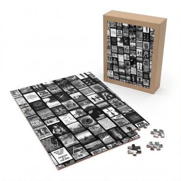 Pink Floyd Puzzle - Pink Floyd Artwork Poster Collage Black White