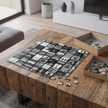 Pink Floyd Puzzle - Pink Floyd Artwork Poster Collage Black White