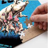 Pink Floyd Puzzle - Pink Floyd Dallas Texas 1994 Concert Pink Floyd Puzzle - Pink Floyd Dallas Texas 1994 Concert