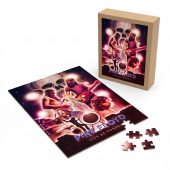 Pink Floyd Puzzle - Pink Floyd Live At PomPeii Illustration
