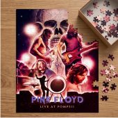 Pink Floyd Puzzle - Pink Floyd Live At PomPeii Illustration Pink Floyd Puzzle - Pink Floyd Live At PomPeii Illustration