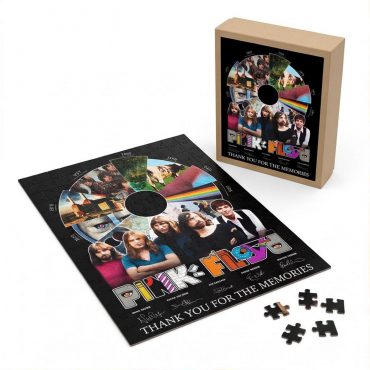 Pink Floyd Puzzle - Pink Floyd Shirt Time Line Album Collage Signature Pink Floyd Puzzle - Pink Floyd Shirt Time Line Album Collage Signature
