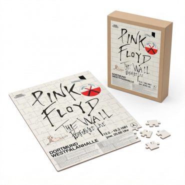 Pink Floyd Puzzle - Pink Floyd The Wall Original Vintage Tour Poster for Dortmund Germany 1981 Pink Floyd Puzzle - Pink Floyd The Wall Original Vintage Tour Poster for Dortmund Germany 1981