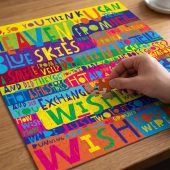 Pink Floyd Puzzle - Pink Floyd Wish You Were Here Limited Edition Art Print Signed LyricArt