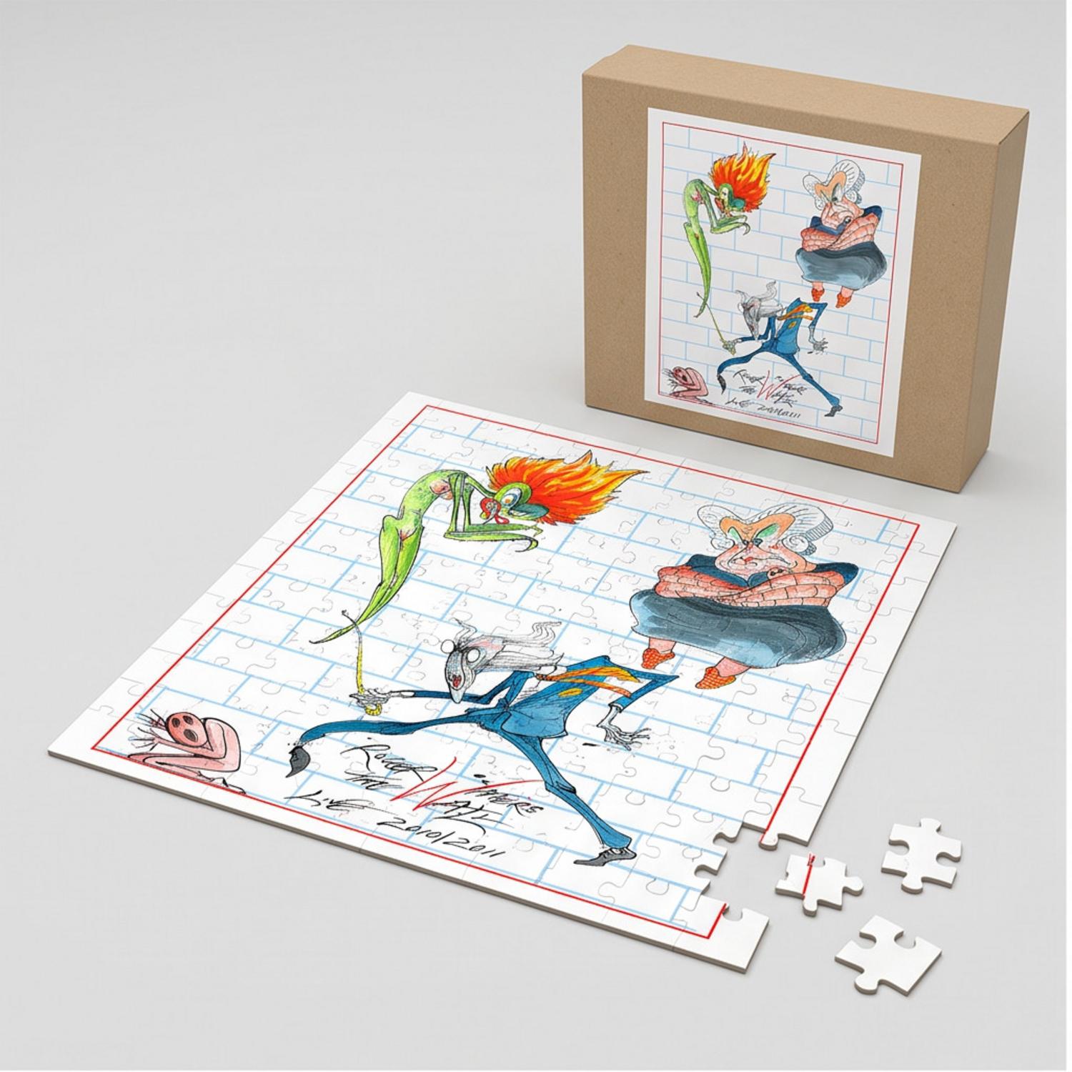 Pink Floyd Puzzle - Roger Waters special tour print The Wall Pink Floyd Puzzle - Roger Waters special tour print The Wall
