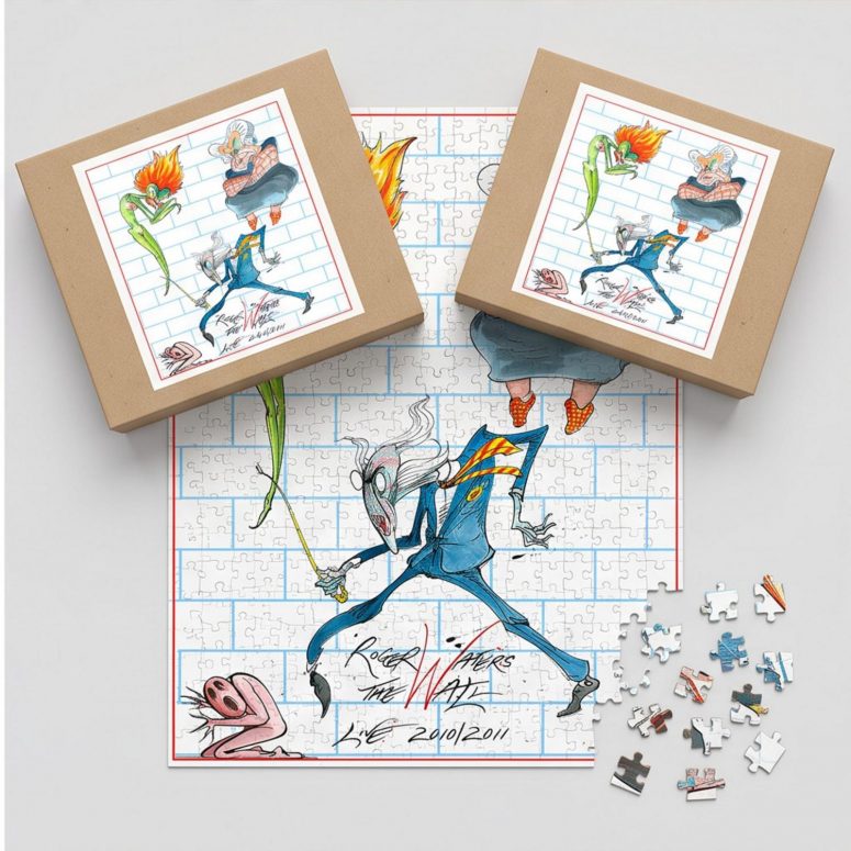 Pink Floyd Puzzle - Roger Waters special tour print The Wall Pink Floyd Puzzle - Roger Waters special tour print The Wall