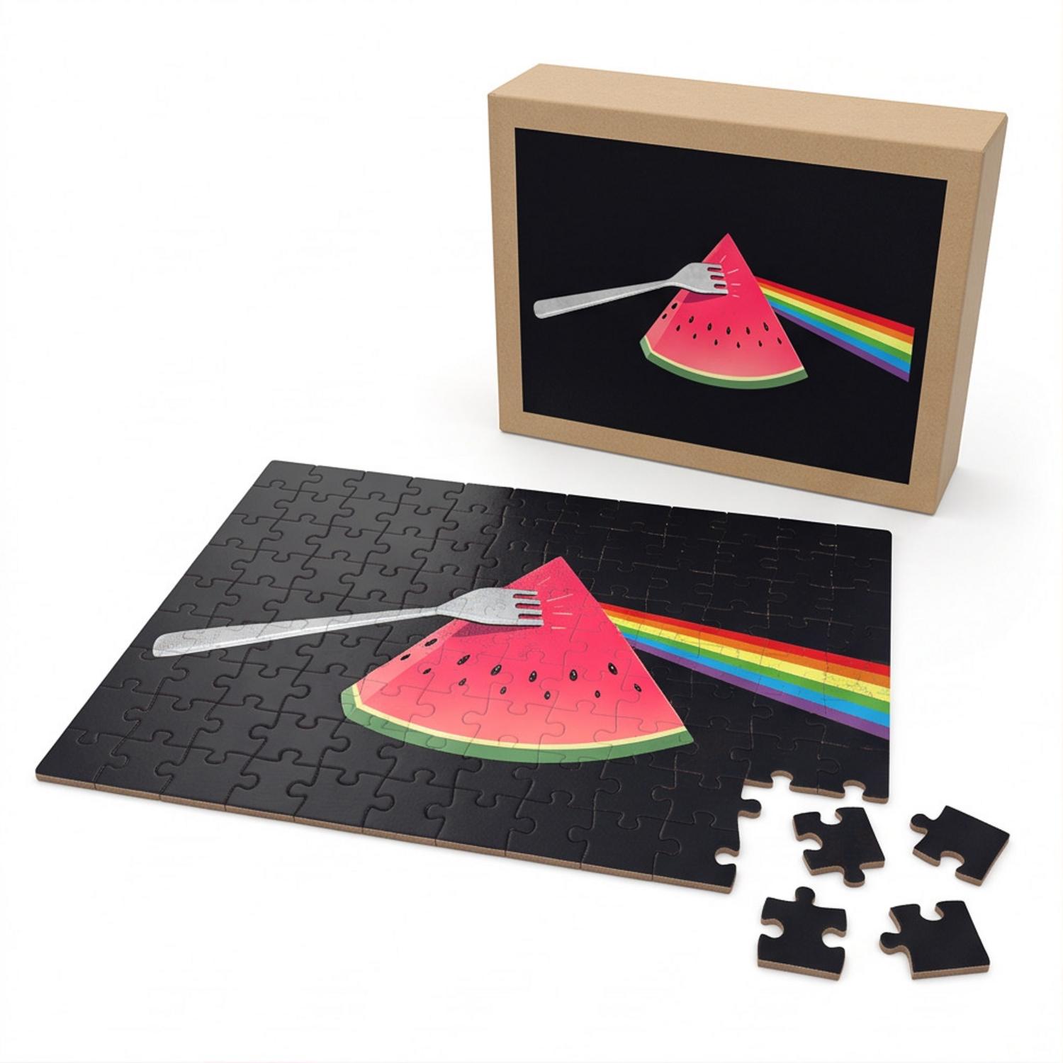 Pink Floyd Puzzle - The Fork Side of the Watermelon Pink Floyd Puzzle - The Fork Side of the Watermelon