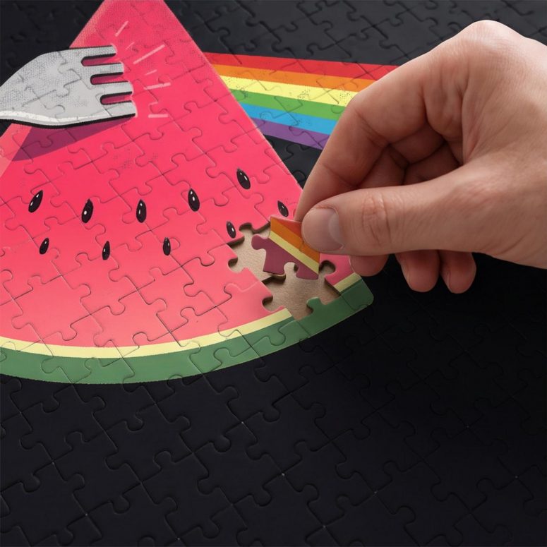 Pink Floyd Puzzle - The Fork Side of the Watermelon Pink Floyd Puzzle - The Fork Side of the Watermelon