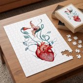 Pink Floyd Puzzle - The Wall Flower Heart What shall we do now