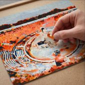 Pink Floyd Puzzle - This is where the magic happens Pink Floyd in Pompeii Painting Pink Floyd Puzzle - This is where the magic happens Pink Floyd in Pompeii Painting