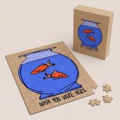 Pink Floyd Puzzle - Wish You Were Here lost souls in Fish Bowl Doodle Art