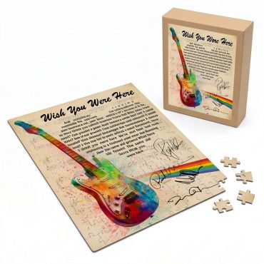 Pink Floyd Puzzle - Wish You Were Here Pink Floyd Sign Guitar Pink Floyd Puzzle - Wish You Were Here Pink Floyd Sign Guitar