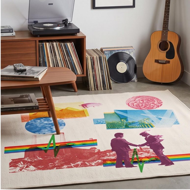 Pink Floyd Rug - 8 Tracks Album 2026 Pink Floyd Rug - 8 Tracks Album 2026