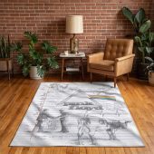 Pink Floyd Rug - Album Collage Sketch Pink Floyd Rug - Album Collage Sketch