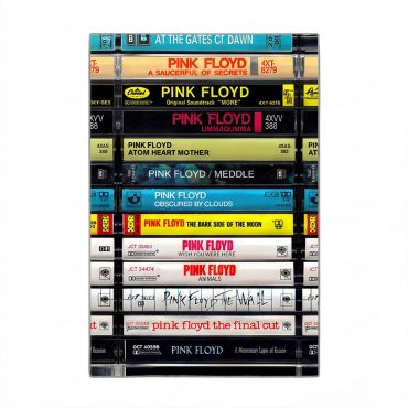 Pink Floyd Rug - Albums Cassette Retro Collection
