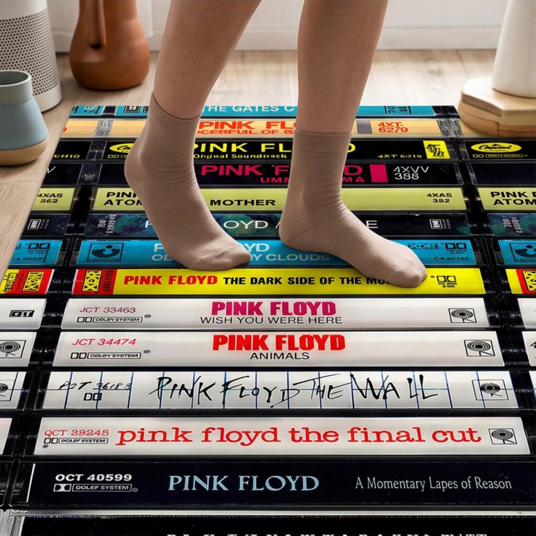 Pink Floyd Rug - Albums Cassette Retro Collection