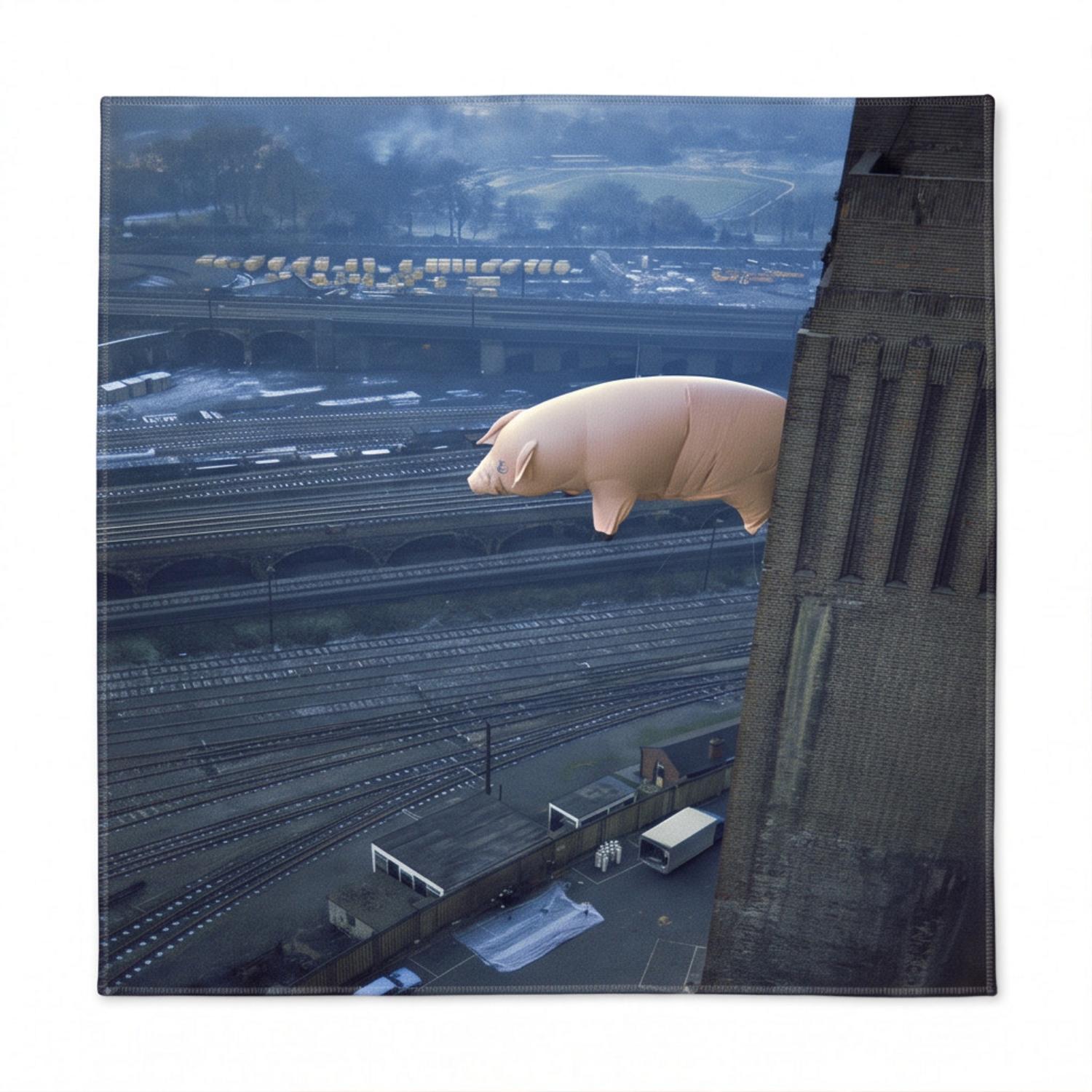 Pink Floyd Rug - Animals 2018 Remix Algie Pig Pink Floyd Rug - Animals 2018 Remix Algie Pig