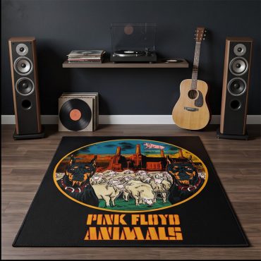 Pink Floyd Rug - Animals Dog Sheep Pig trippy