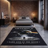 Pink Floyd Rug - Artemis II Dark Side of the Moon Space Mission Pink Floyd Rug - Artemis II Dark Side of the Moon Space Mission