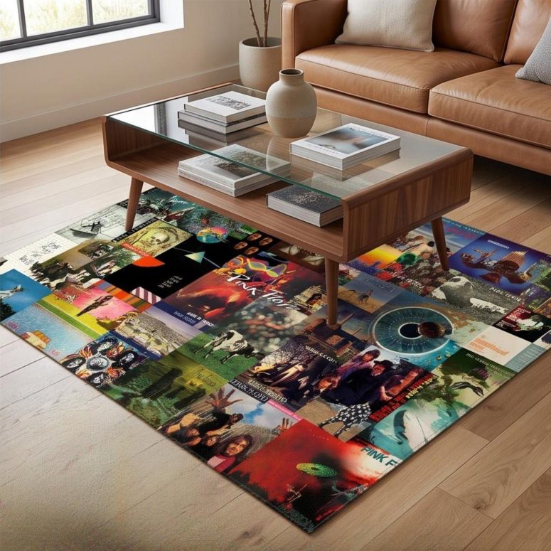 Pink Floyd Rug - Collage Albums Pink Floyd Rug - Collage Albums