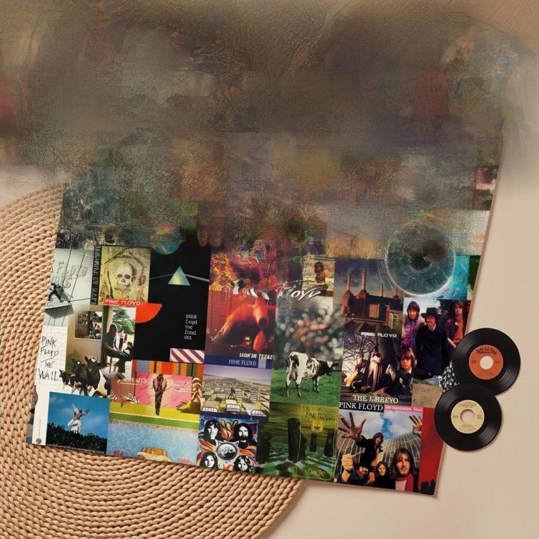 Pink Floyd Rug - Collage Albums Pink Floyd Rug - Collage Albums