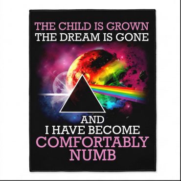 Pink Floyd Rug - Comfortably Numb The Child Is Grown The Dream Is Gone Pink Floyd Rug - Comfortably Numb The Child Is Grown The Dream Is Gone