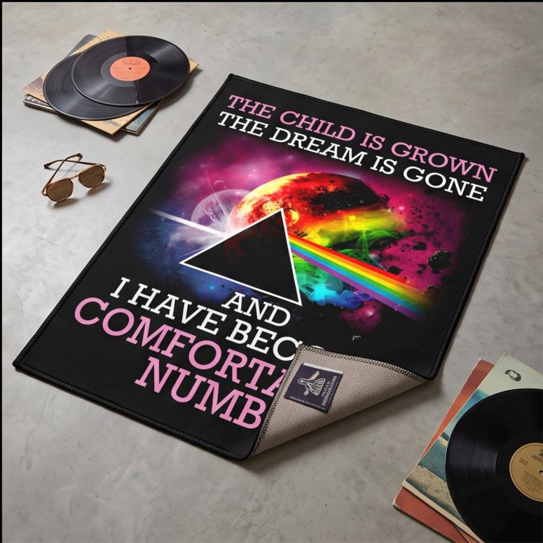 Pink Floyd Rug - Comfortably Numb The Child Is Grown The Dream Is Gone