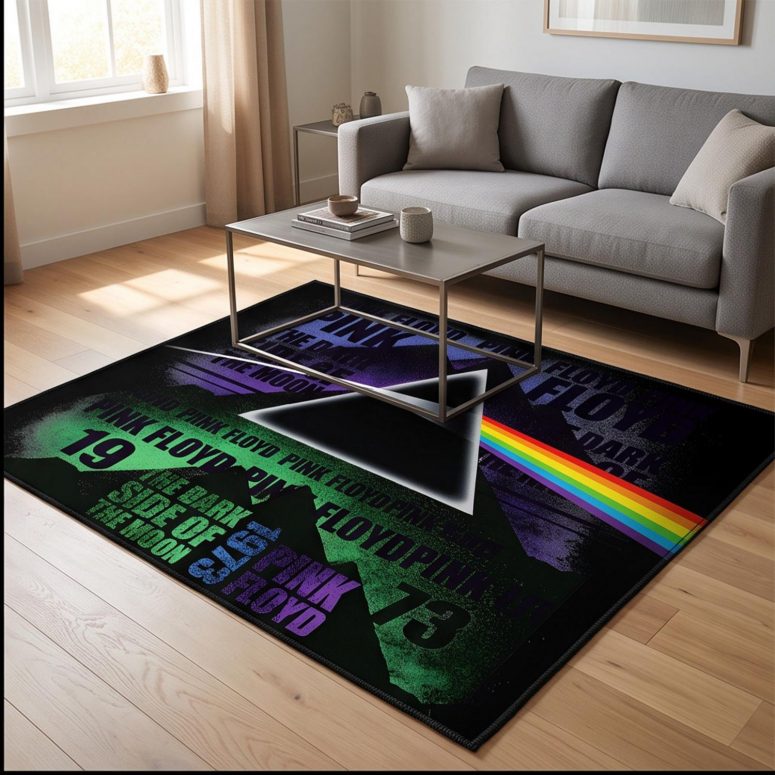 Pink Floyd Rug - Dark Side of The Moon 1973 Pyramid Prims