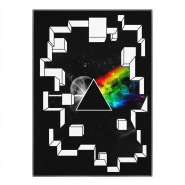 Pink Floyd Rug - Dark Side of the Moon Galaxy Break Wall Pink Floyd Rug - Dark Side of the Moon Galaxy Break Wall
