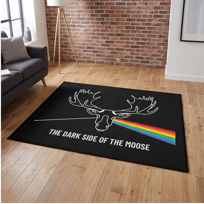 Pink Floyd Rug - Dark Side Of The Moose Pink Floyd Rug - Dark Side Of The Moose