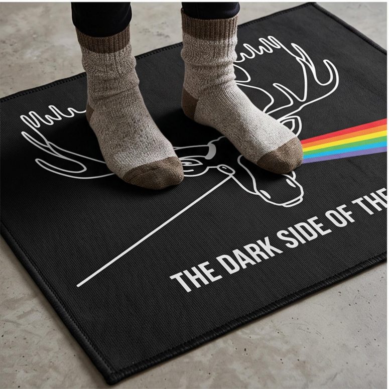 Pink Floyd Rug - Dark Side Of The Moose Pink Floyd Rug - Dark Side Of The Moose