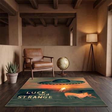 Pink Floyd Rug - David GIlmour Luck And Strange Dark and Velvet Nights