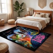 Pink Floyd Rug - DSOTM WYWH Animals Album Collage oil painting Pink Floyd Rug - DSOTM WYWH Animals Album Collage oil painting