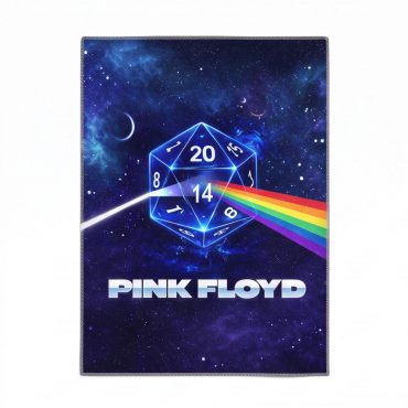 Pink Floyd Rug - DSOTM x Dungeons and Dragons Dice