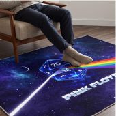 Pink Floyd Rug - DSOTM x Dungeons and Dragons Dice